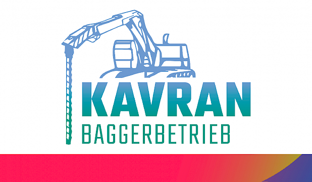 Das Logo von "Kavran Baggerbetrieb"